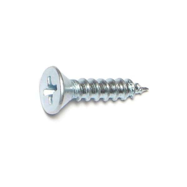 Midwest Fastener Wood Screw, #9, 3/4 in, Zinc Plated Steel Flat Head Phillips Drive, 40 PK 69848 - main